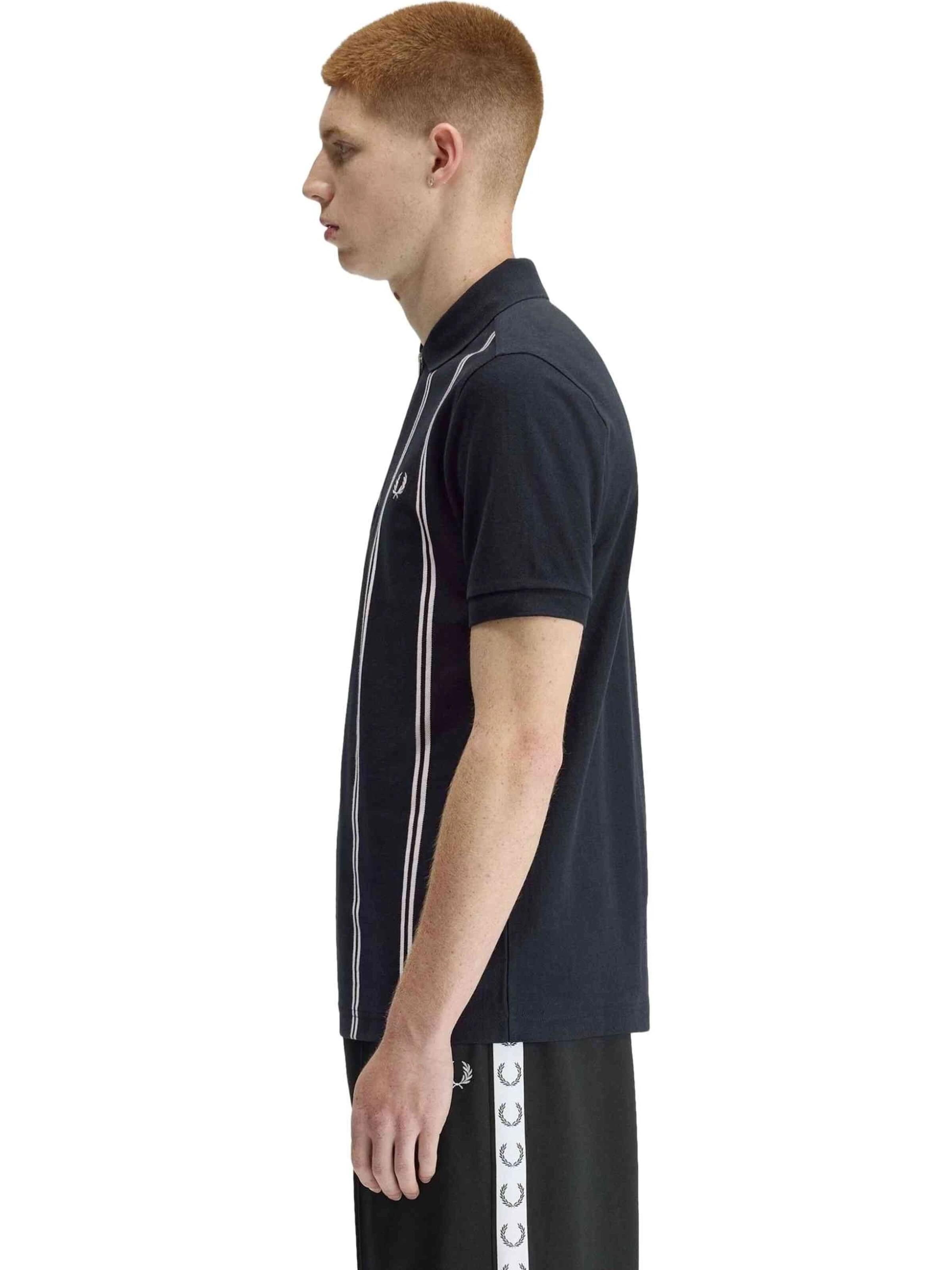 Fred Perry - Camiseta 'Polo fred perry marino vertical stripe polo shirt' en azul