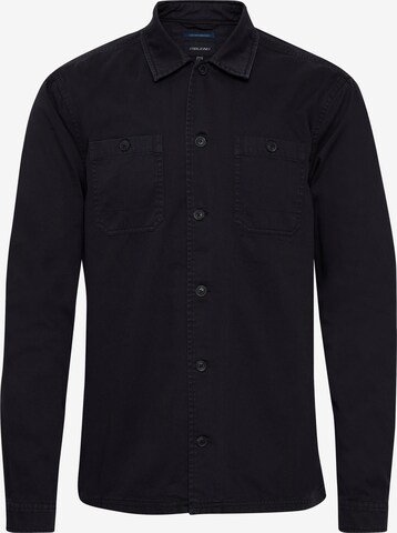 BLEND Comfort fit Overhemd 'AVINO' in Zwart: voorkant
