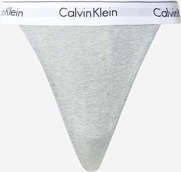 Calvin Klein Underwear Thong in Grey: front