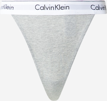 String Calvin Klein en gris : devant