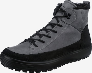 ECCO Lace-Up Boots in Grey: front