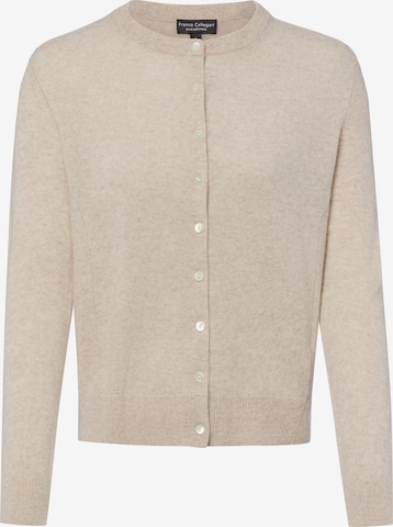 Cardigan Franco Callegari en beige : devant