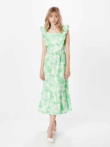 SISTERS POINT Summer Dress 'UNIZA' in Green: front