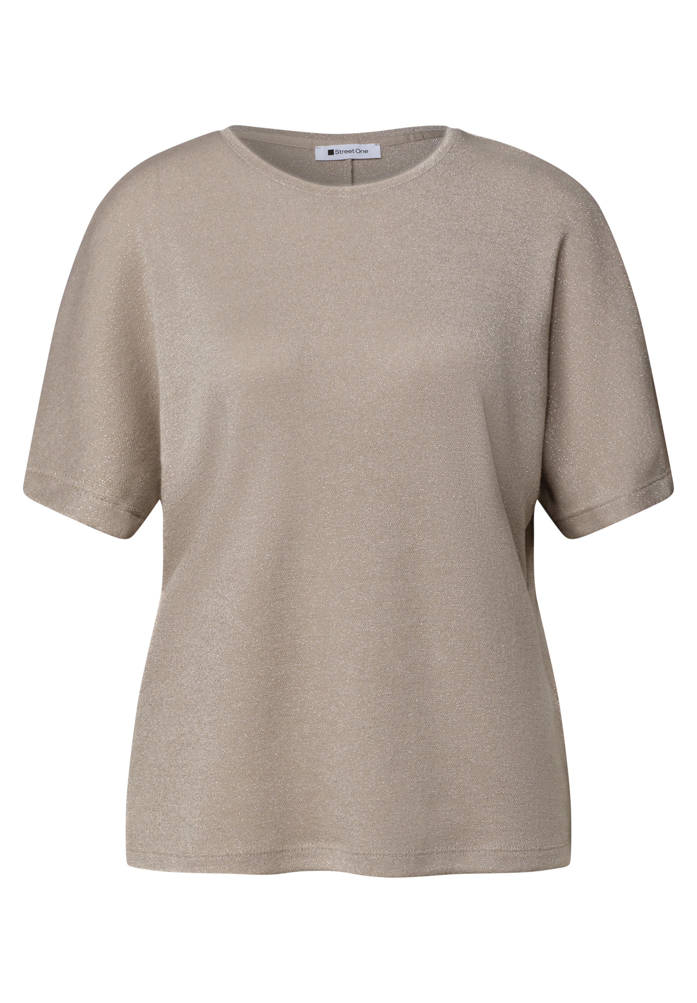 STREET ONE Shirt in Beige: Vorderseite