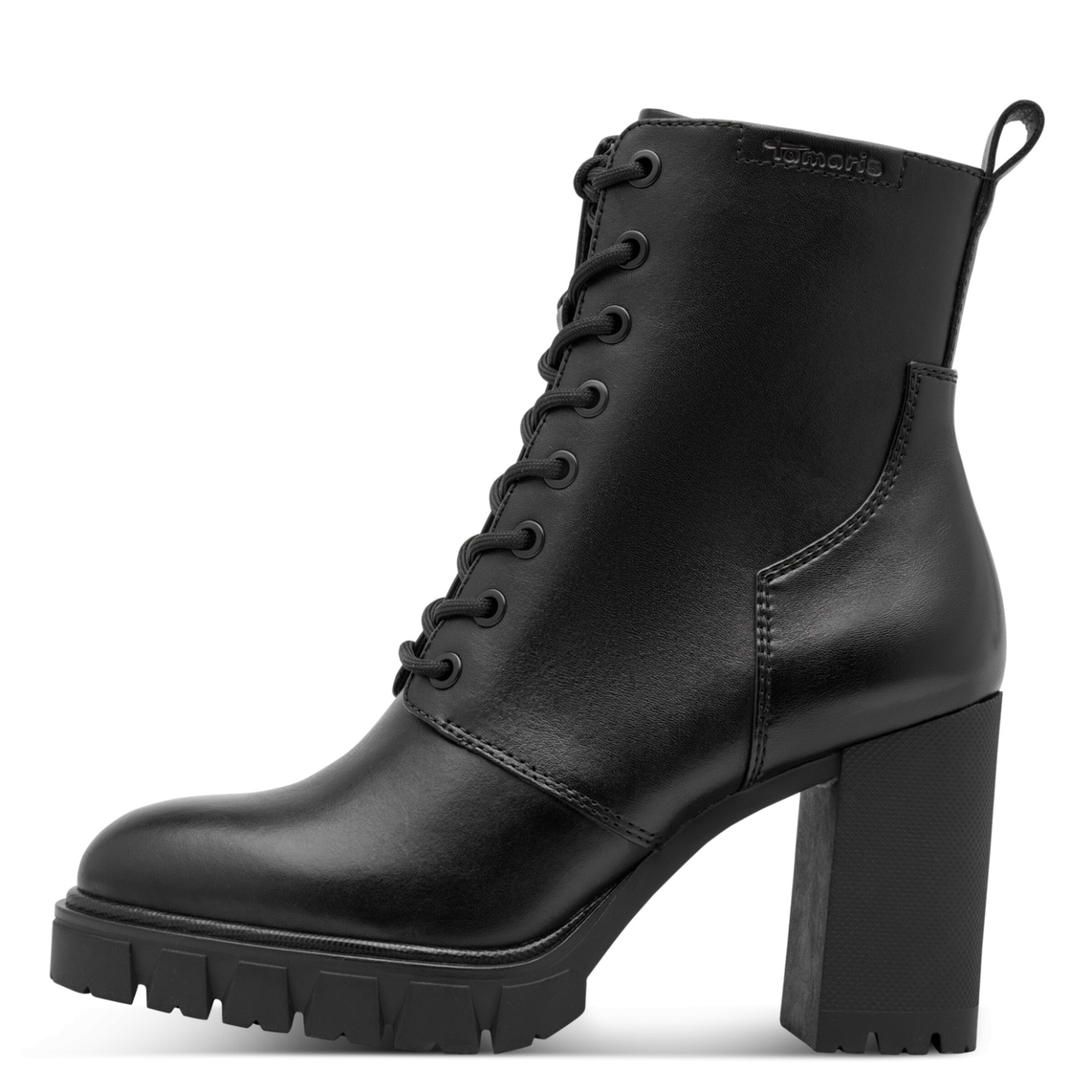 Tamaris Schnürstiefelette in Schwarz