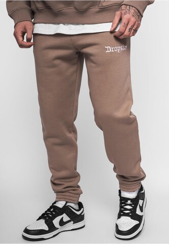 Tapered Pantaloni 'Embo' di Dropsize in beige: frontale
