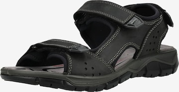 Sandales IGI&CO en noir : devant