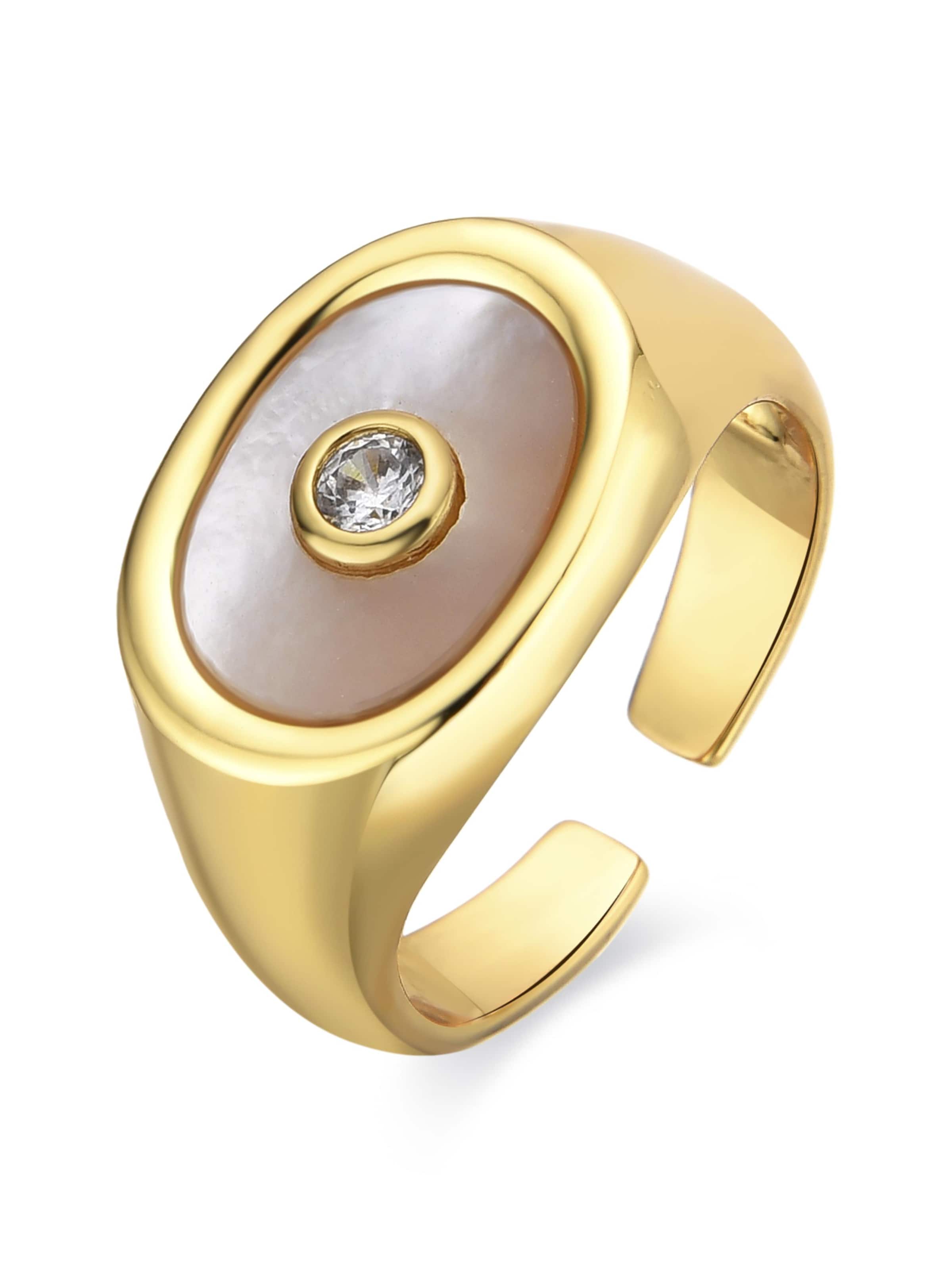 Luxenter - Anillo 'Staxo' en blanco: frente