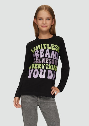 T-Shirt s.Oliver en noir : devant