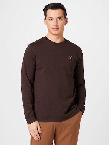 Lyle & Scott Shirt in Bruin: voorkant