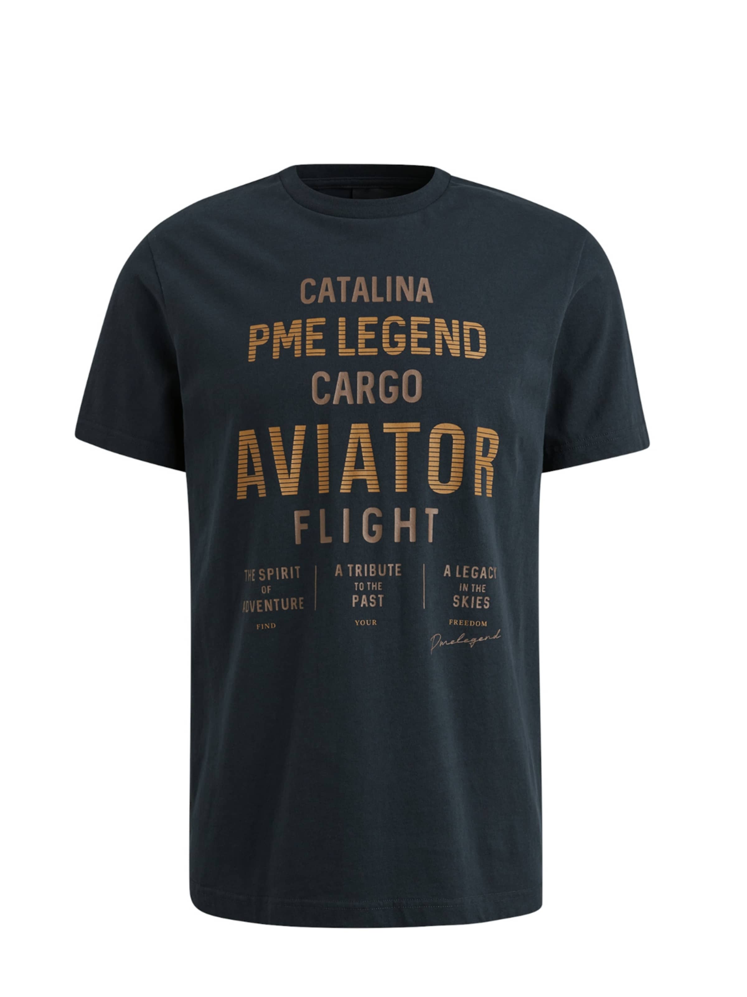 Pme-Legend Shirt 'PME Legend - T-shirt' in S in de kleur Marine, Productweergave