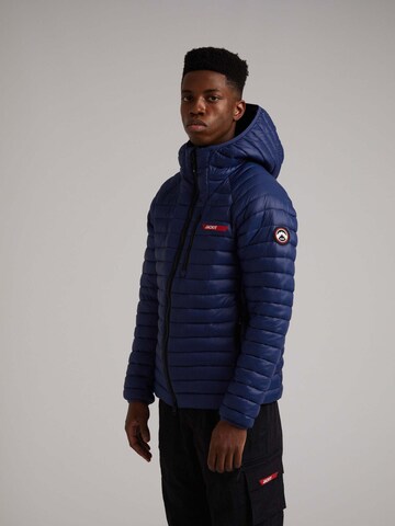 Veste outdoor ' SATEL1TE Kapuzen-Daunenjacke 2.0 ' JACK1T en bleu