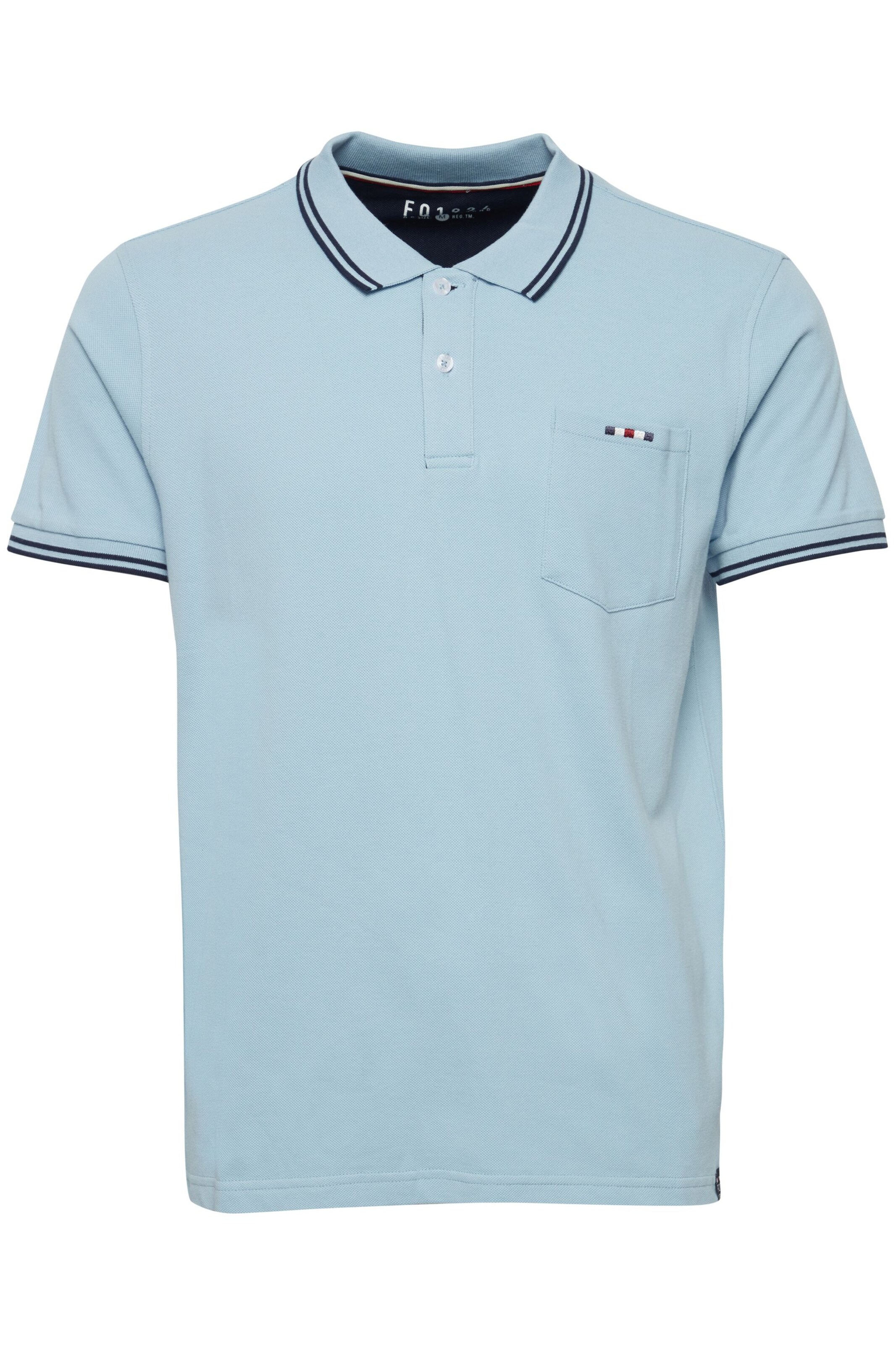 FQ1924 Shirt 'Elvar' in Blauw: voorkant