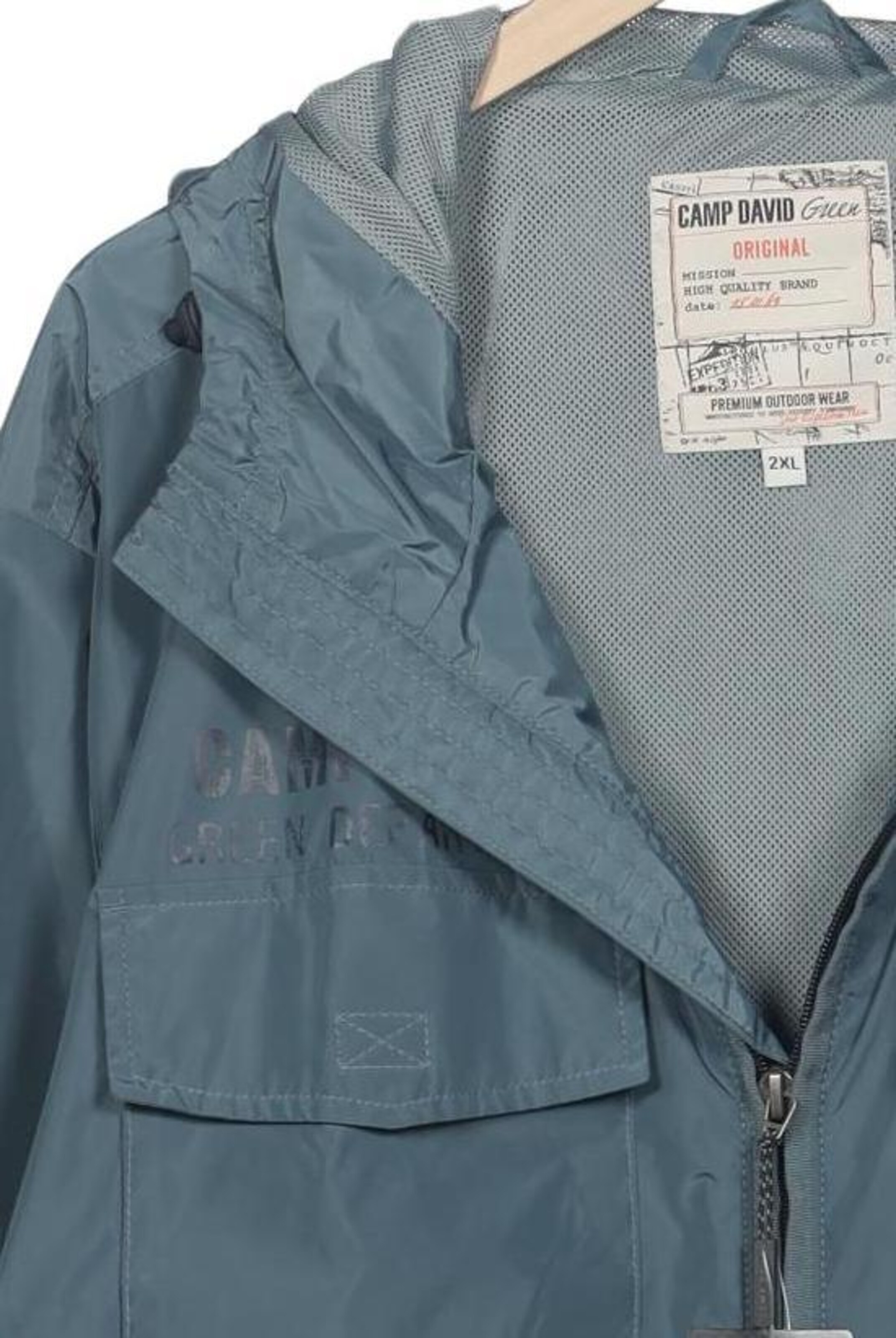 CAMP DAVID Jacket & Coat in XXL in Blue