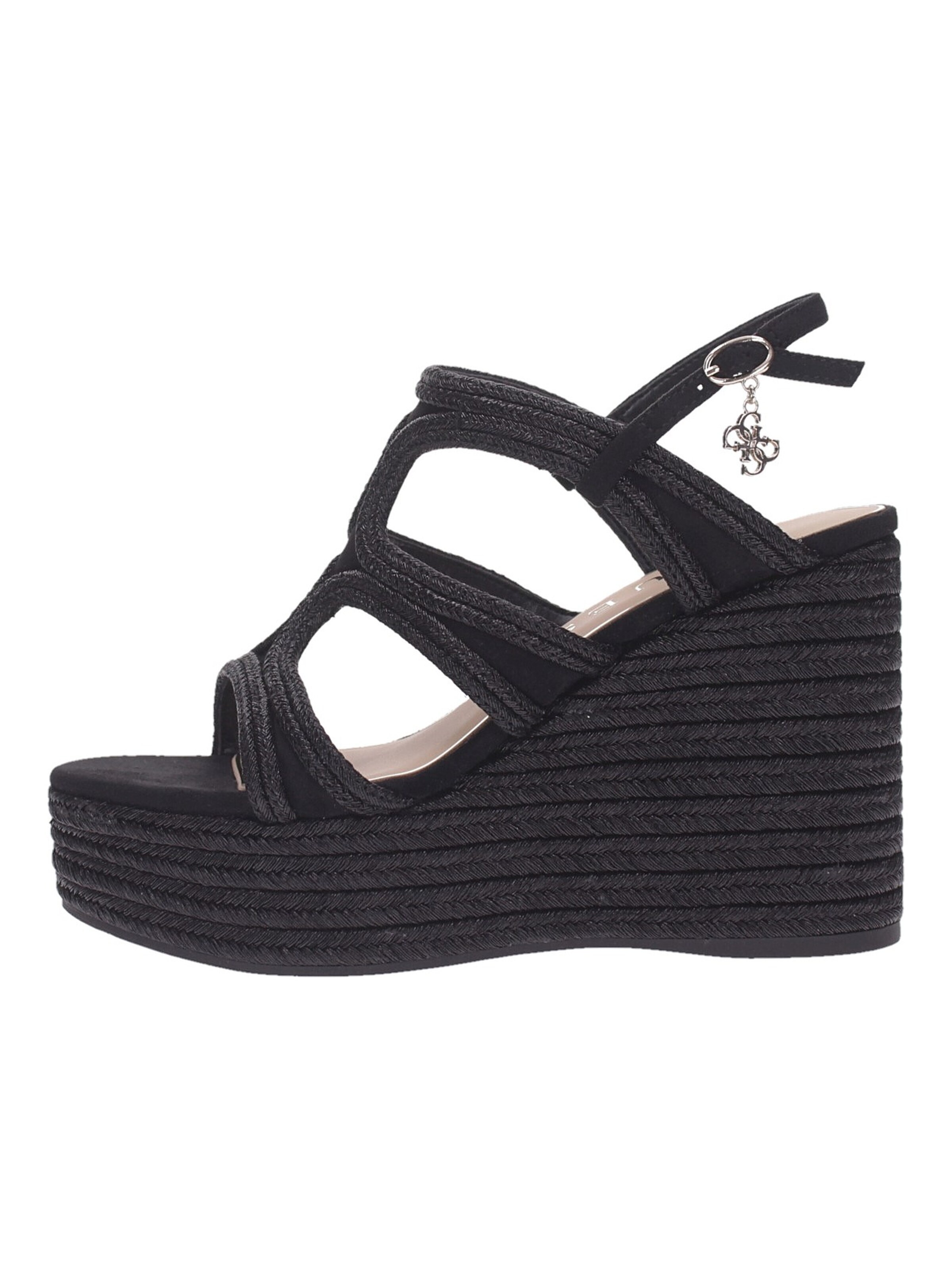 Sandalo 'Evers' di GUESS in nero: frontale