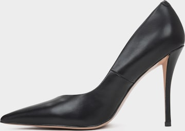 Estro Pumps med hög framdel '25337-7' i svart: framsida