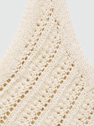 MANGO Stricktop 'CODINA' in Beige