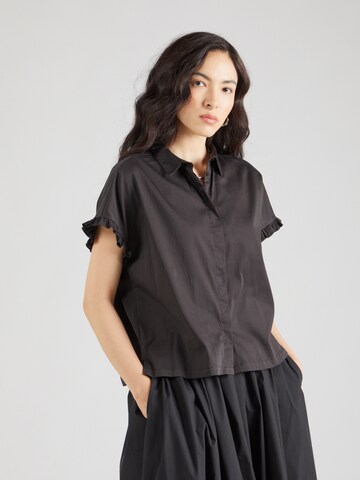 Smith&Soul Blouse in Zwart: voorkant