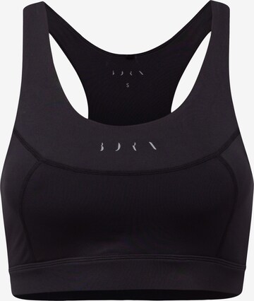 Born Living Yoga Sporttop 'Becky' in Grau: predná strana