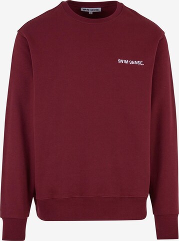9N1M SENSE Sweatshirt in Rood: voorkant