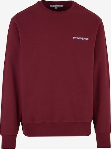 Felpa di 9N1M SENSE in rosso: frontale