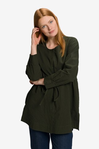 Ulla Popken Blouse in Groen: voorkant