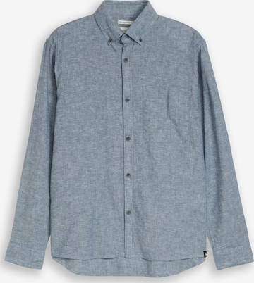 TOM TAILOR DENIM Button Up Shirt in Blue: front