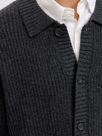 JACK & JONES Knit cardigan in Grey