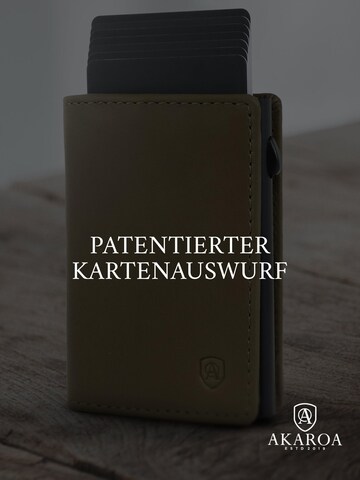 Akaroa Portemonnaie 'Slim Wallet Pelle II'‌‌‌‌‌‌‌‌‌ in Grün