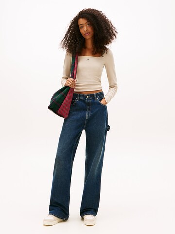 Tommy Jeans Langarmshirt in Beige