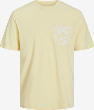 T-Shirt 'Lafayette' JACK & JONES en jaune : devant