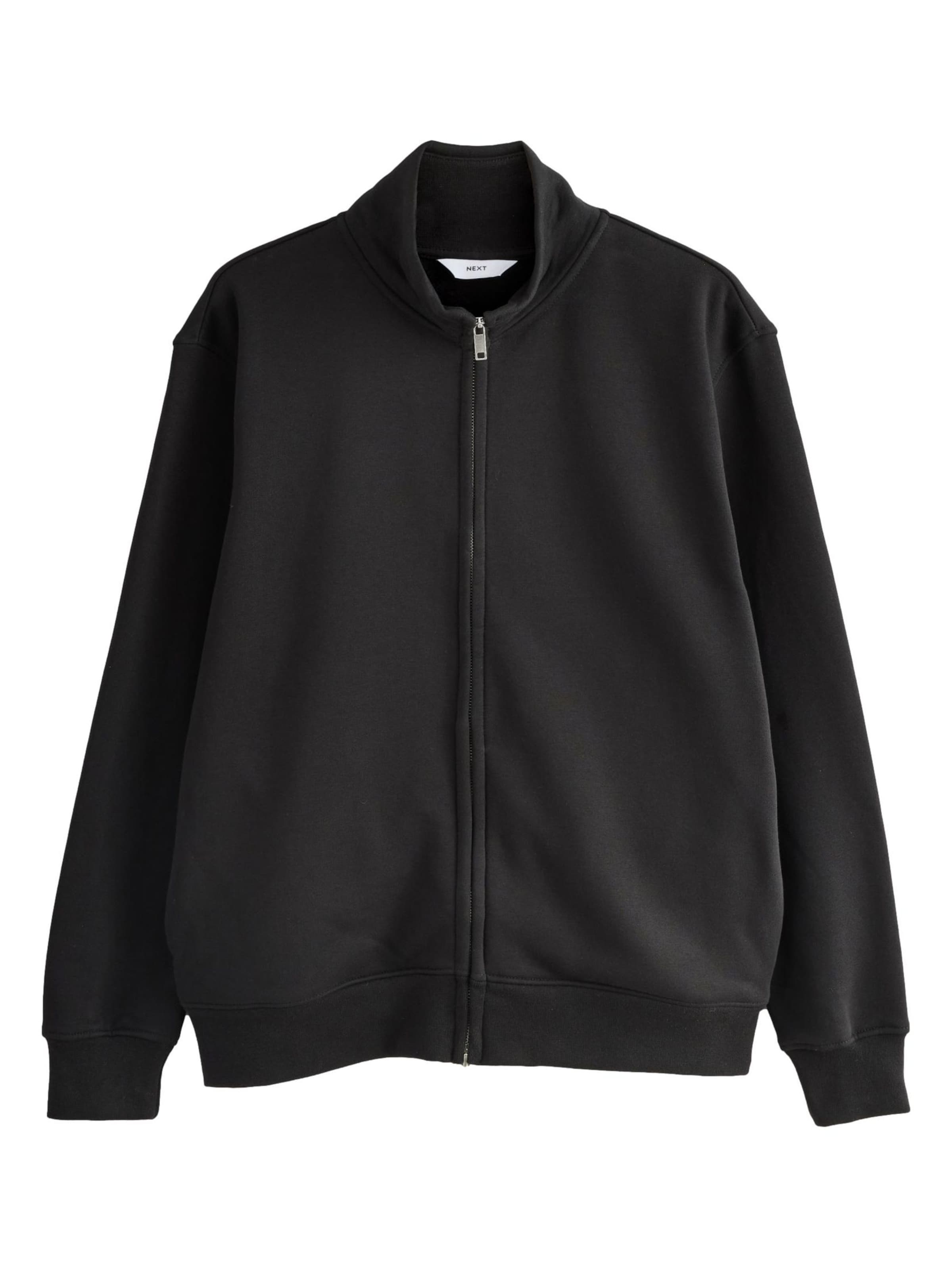 Veste de survêtement Next en noir : devant