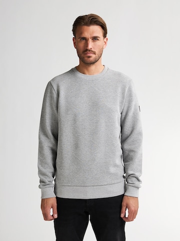 Petrol Industries Sweatshirt 'Estes' in Grey: front