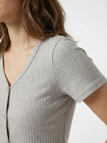 studioselect Gebreid vest 'Elna' in Bruin