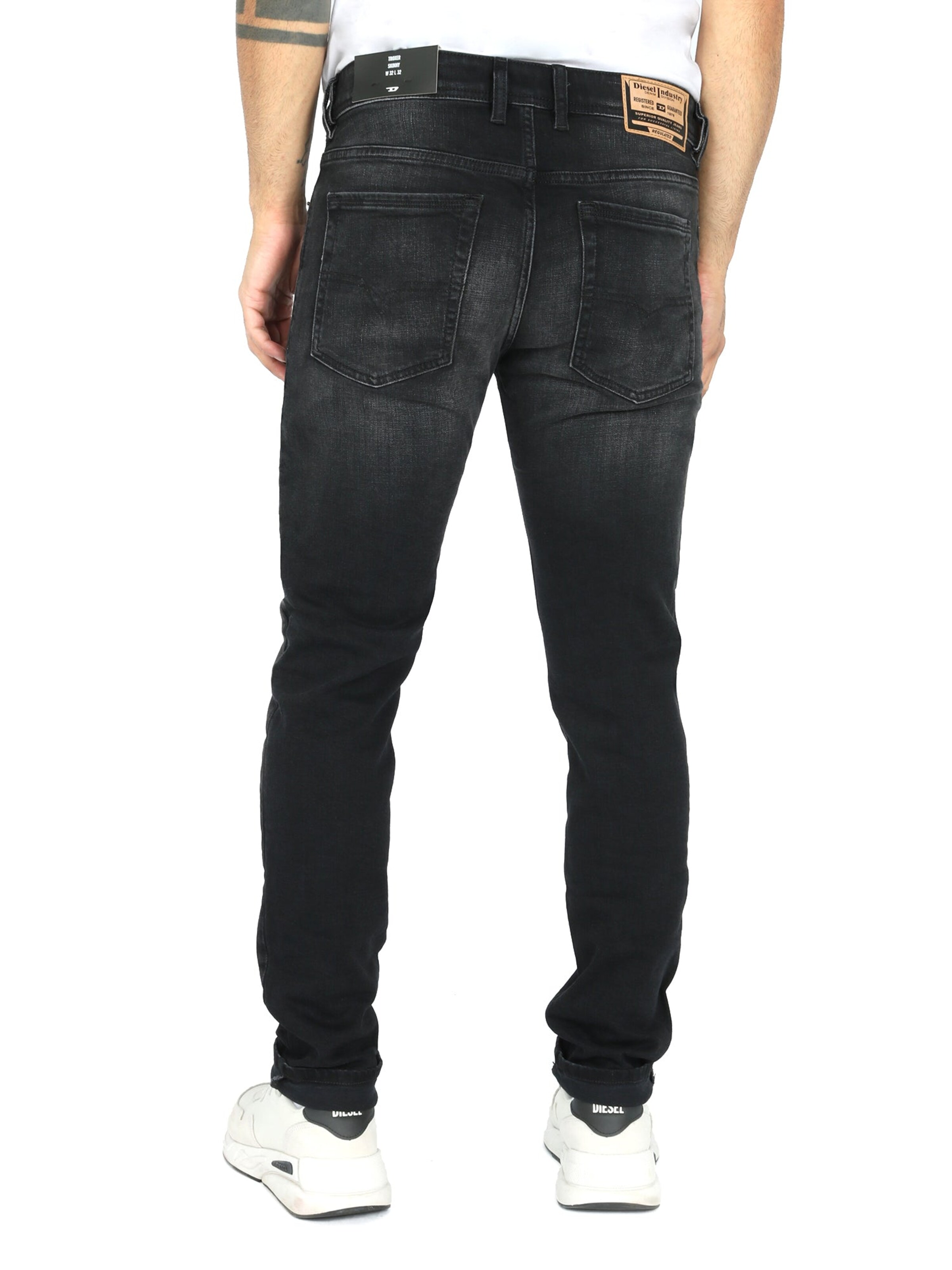 DIESEL Skinny Jeans 'TROXER' in Grey