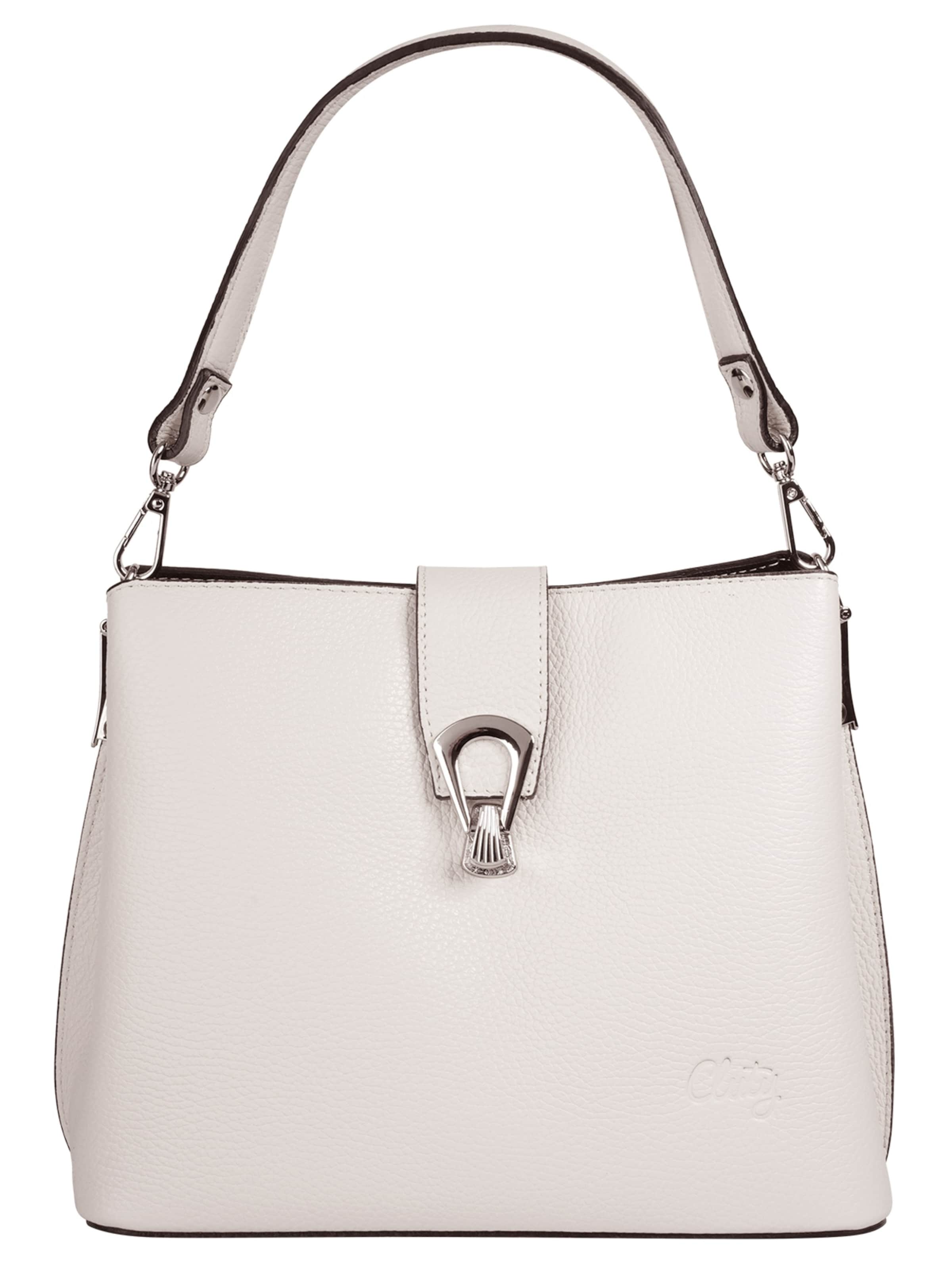 Cluty Crossbody Bag in White: front