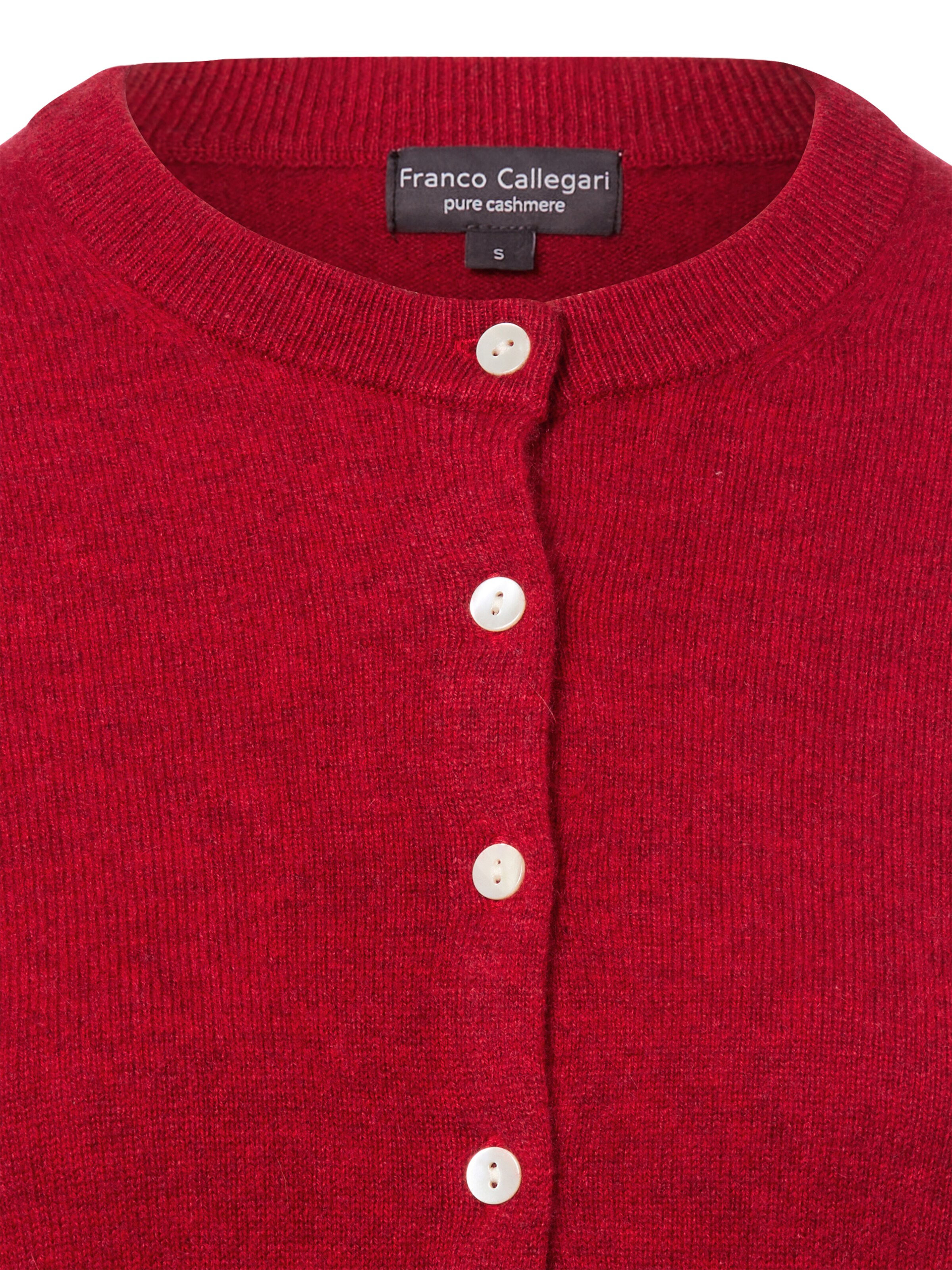 Franco Callegari Strickjacke in Rot