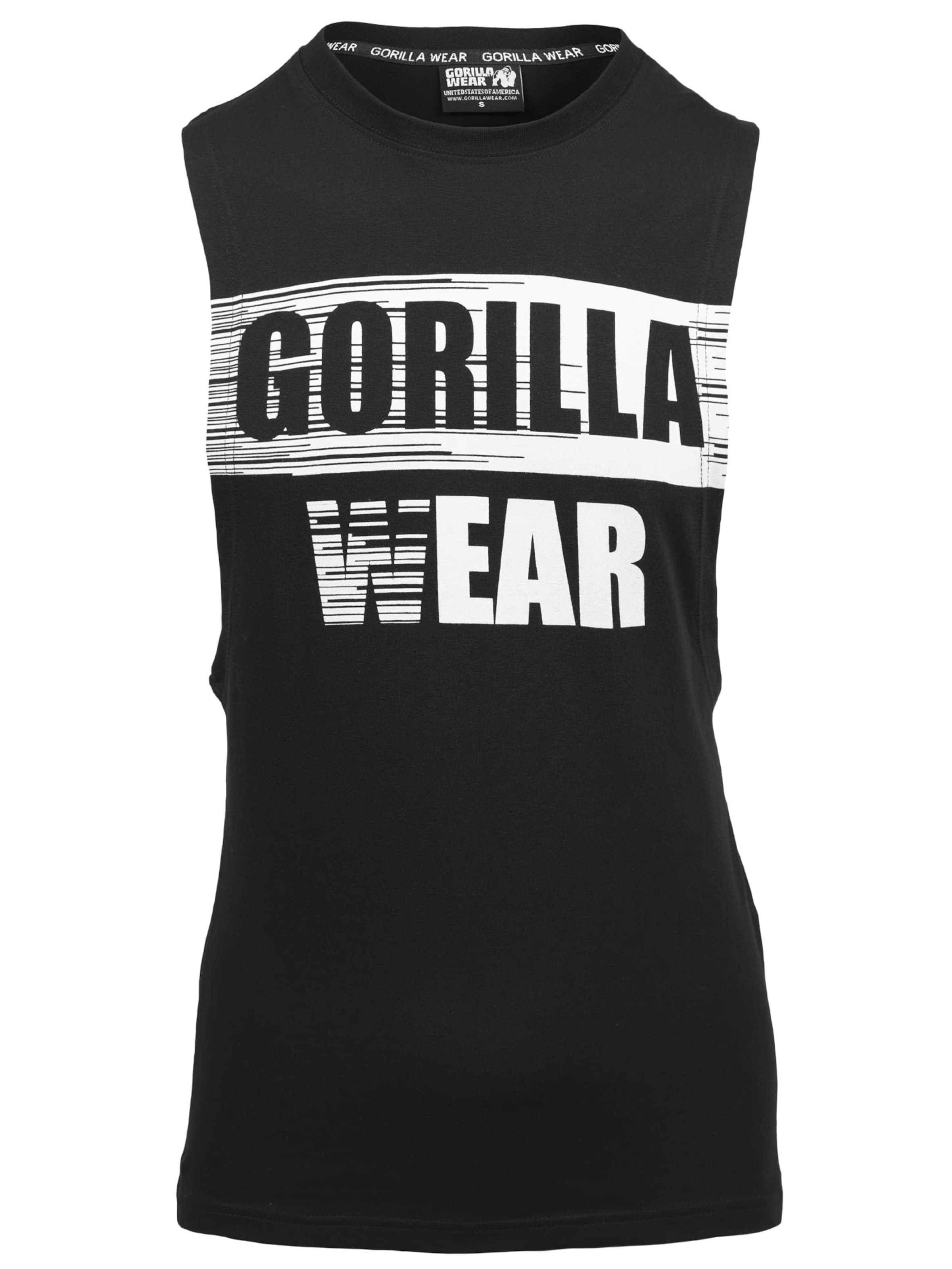 Maglia funzionale 'Lopez' di Gorilla Wear in nero: frontale
