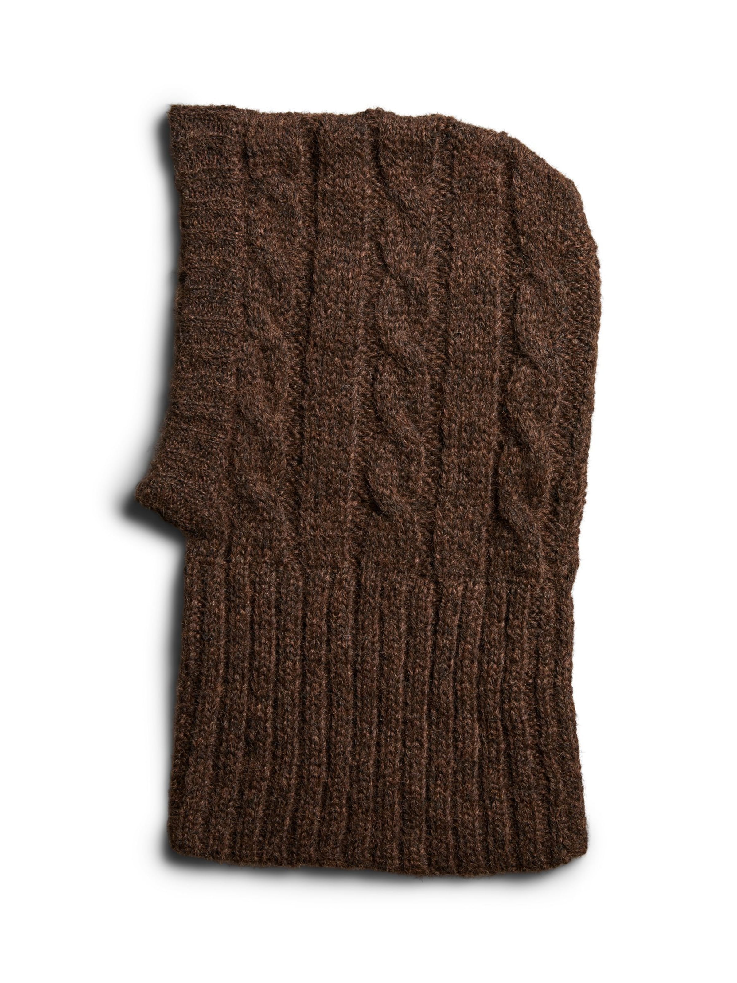 Berretto di PIECES in marrone: frontale