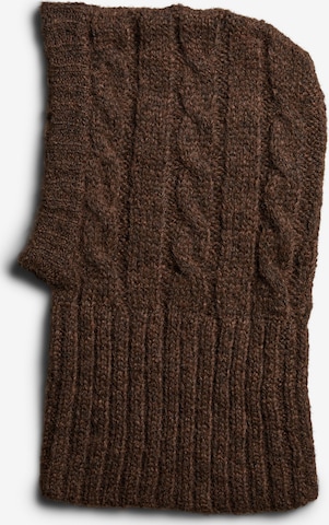 PIECES Beanie in Brown: front