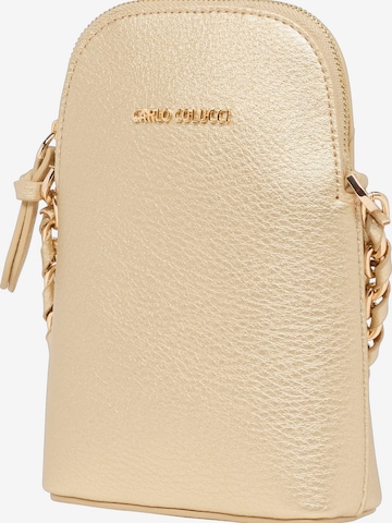 Carlo Colucci Crossbody Bag 'Delai ' in Gold: front