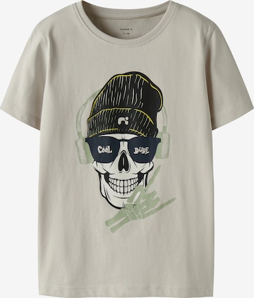 T-Shirt 'NKMTED' NAME IT en gris : devant