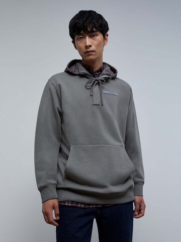 Sweat-shirt Scalpers en gris : devant