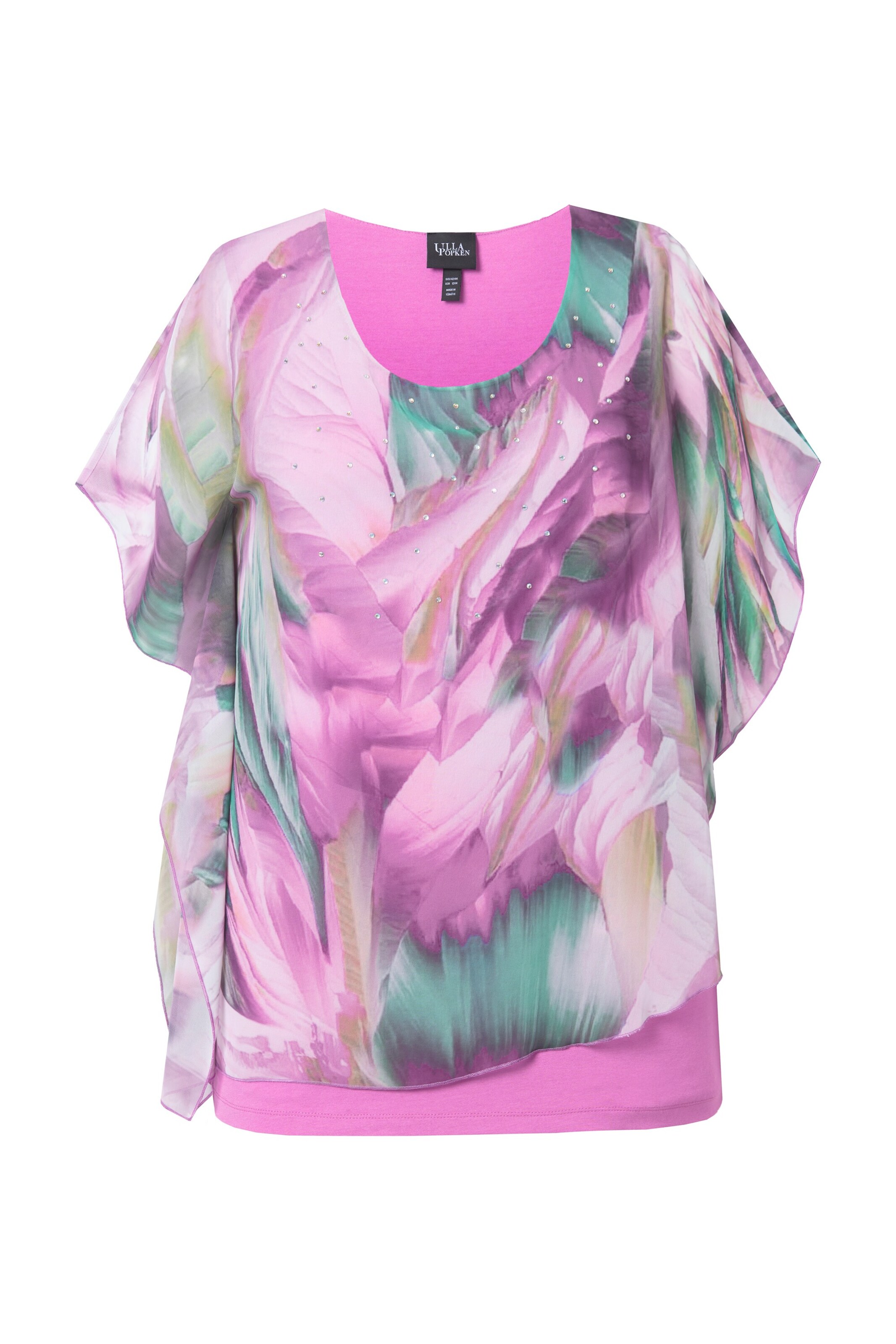 Ulla Popken Bluse in Lila: Vorderseite