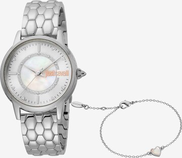 Just Cavalli Time Analog Watch in Silver: front