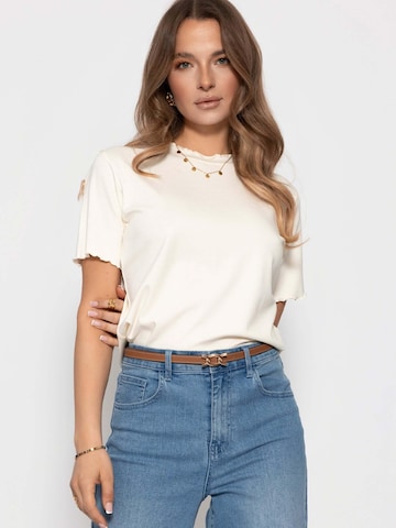 SASSYCLASSY - Camiseta en blanco
