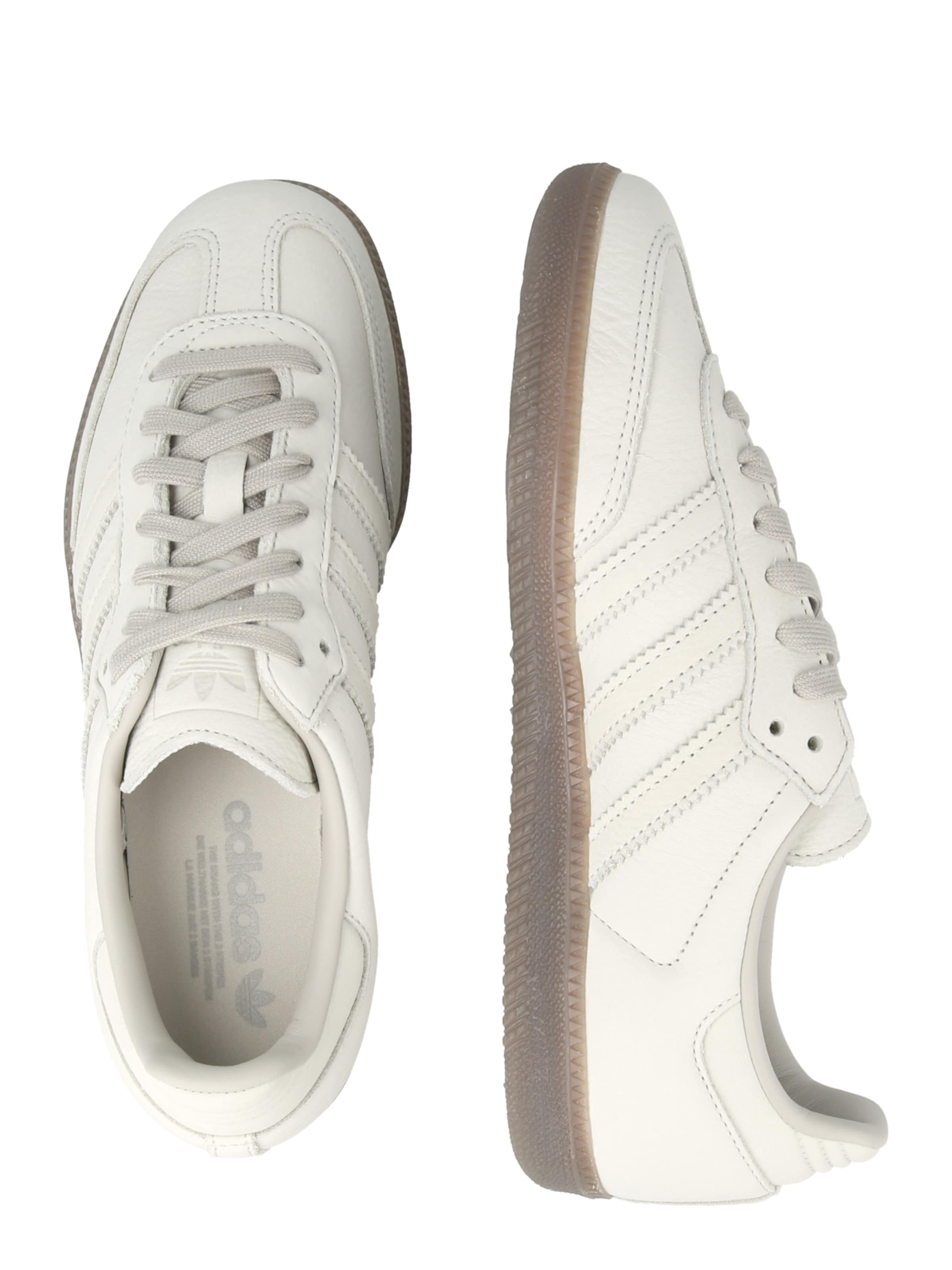 Sneaker low 'SAMBA' de la ADIDAS ORIGINALS pe alb