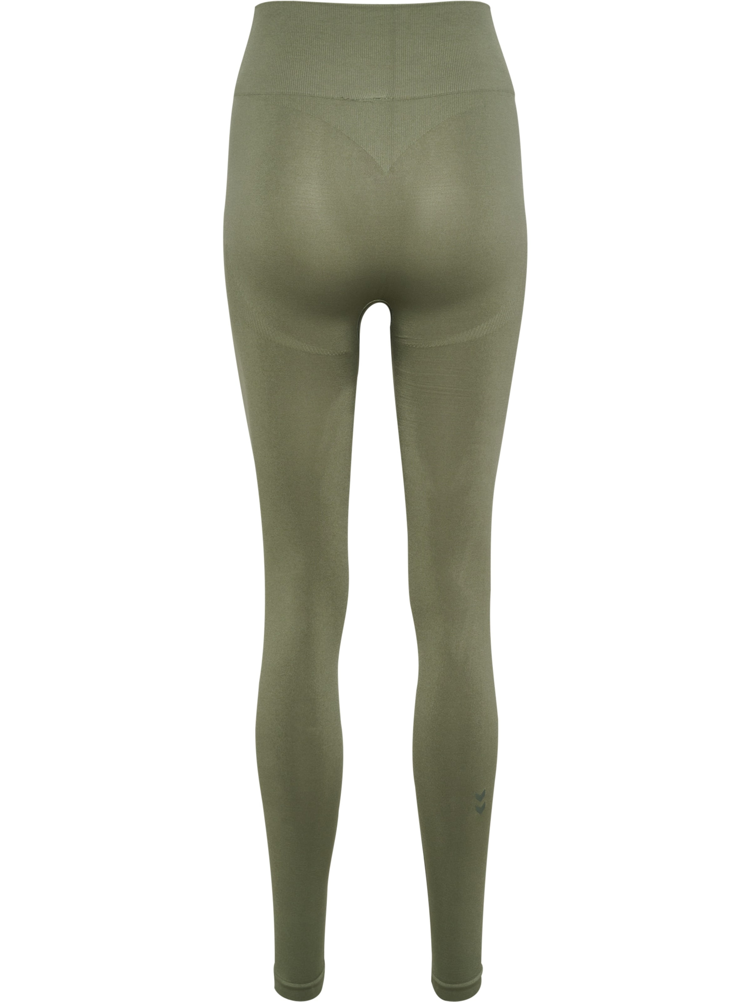 Hummel Skinny Sportbroek 'Flow' in Groen