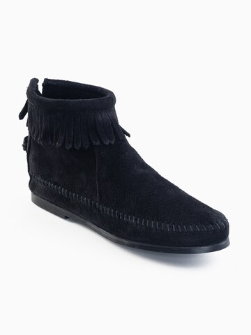Minnetonka Botki w kolorze czarny