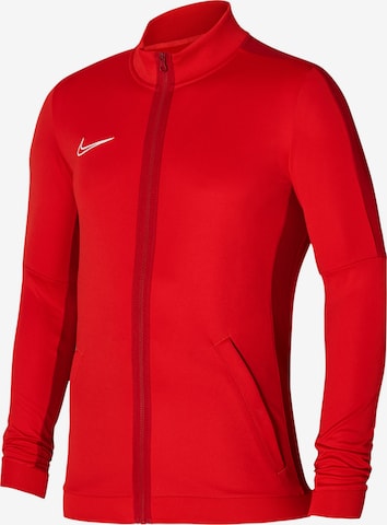 NIKE Athletic Jacket in Red: front